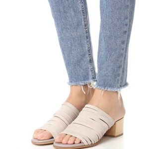 COCLICO Taz Slide Mule, Blue leather 38.5